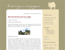 Tablet Screenshot of korriganvoyageur.fr